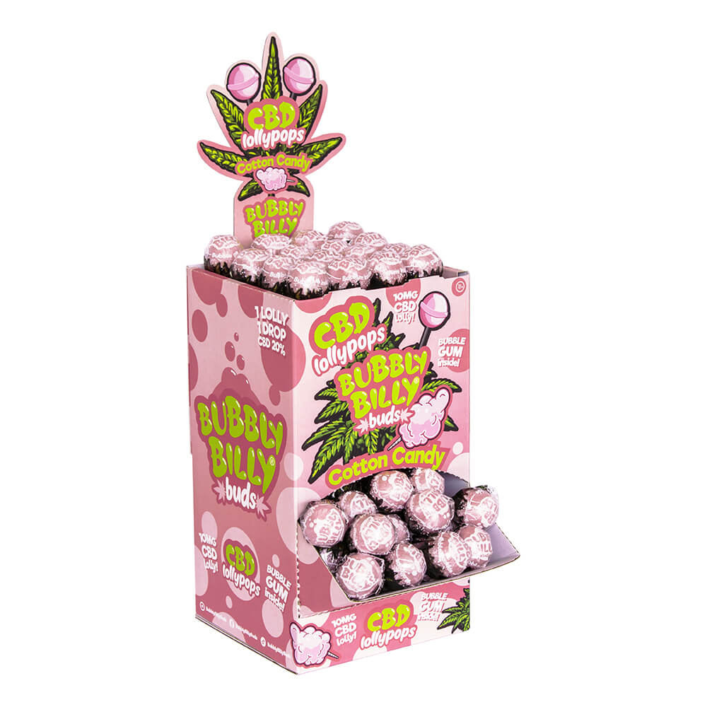 CBD Lollipops 10mg - By Bubbly Billy Buds