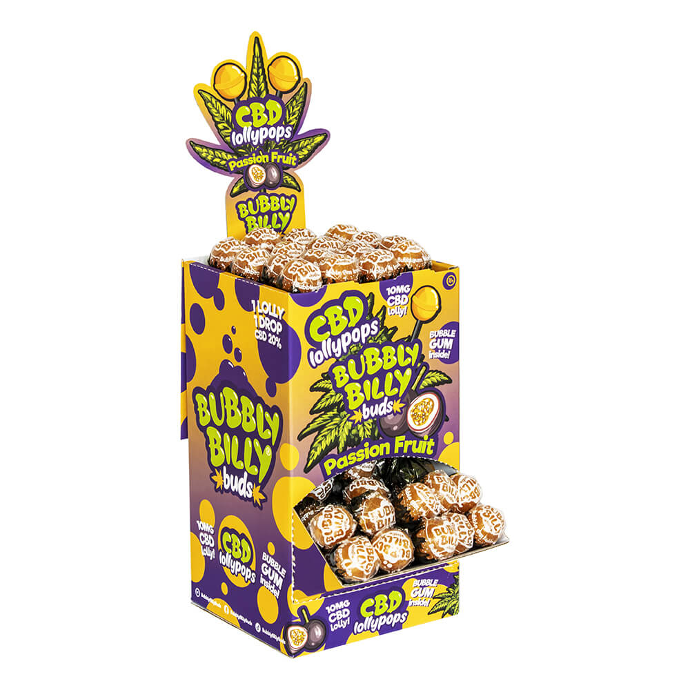 CBD Lollipops 10mg - By Bubbly Billy Buds