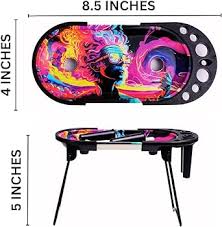 Round Scroll Rolling Console Tray