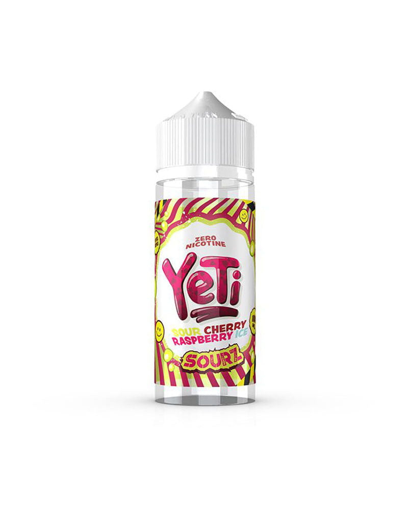 Sour Cherry, Raspberry Ice 100ml Shortfill by Yeti Sourz