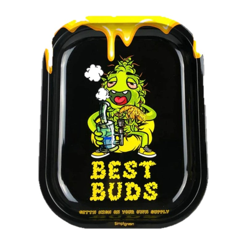 DAB Editon Medium Metal Rolling Tray By Best Buds