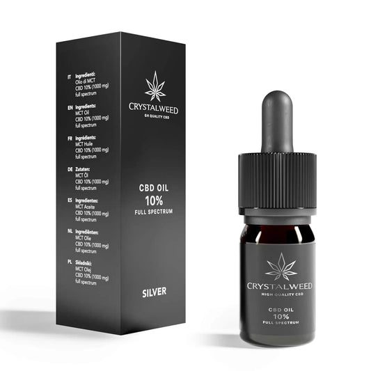 Full Spectrum CBD MCT Oil - 10ml By Crystal Weed