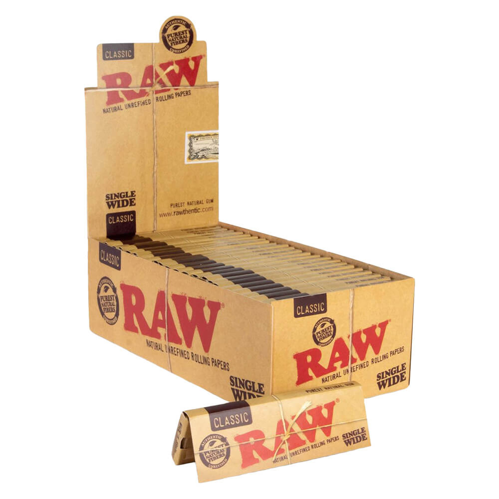 Single Wide Rolling Papers by Raw