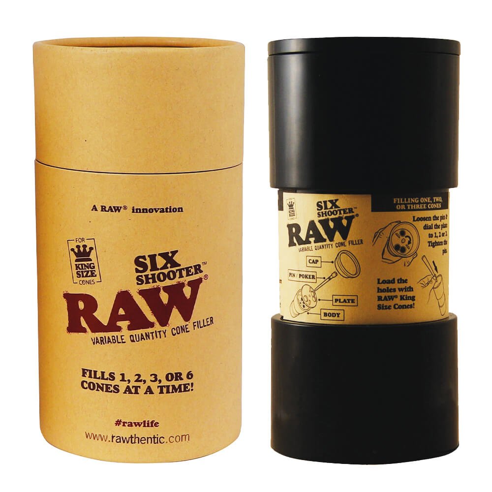 Six Shooter Variable Cone Filler By Raw