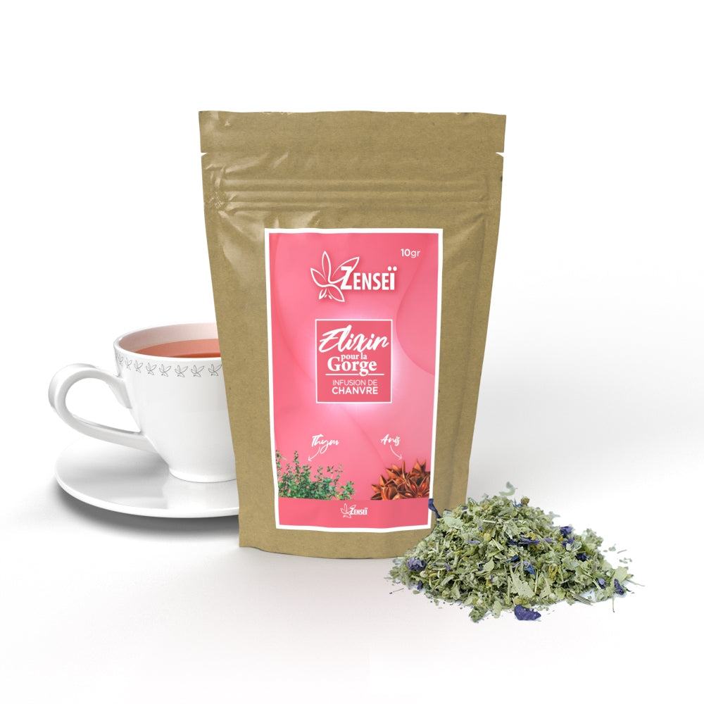 Hemp Infused Leaves - Elixir For The Throat - 10g By Zensei