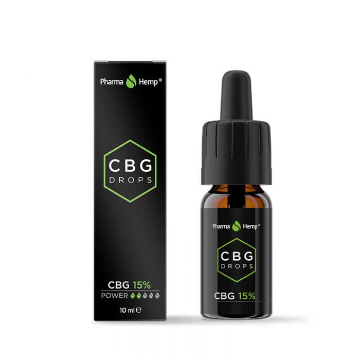 CBG Drops MCT Oil 15% (10ml) - By Pharma Hemp