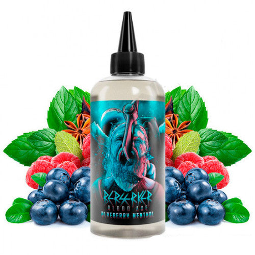 Blueberry Menthol Berserker 200ml Short Fill by Joe's Juice