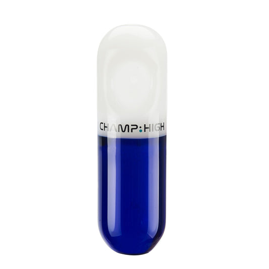 Pill Shaped Glass Pipe By Champ High