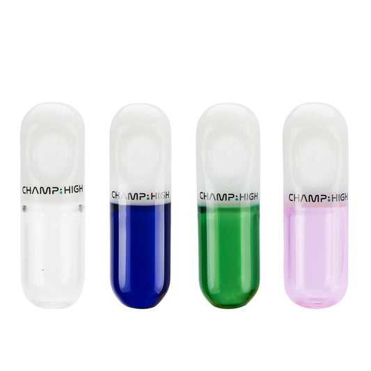Pill Shaped Glass Pipe By Champ High
