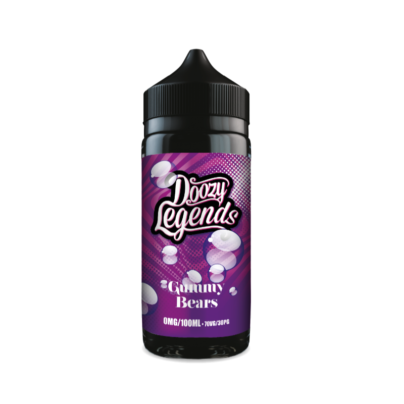 Gummy Bears 100ml Shortfill by Doozy Vape - Doozy Legends Range
