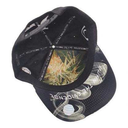 Lauren Rose 420 Digital - White Fire Snapback Baseball Cap