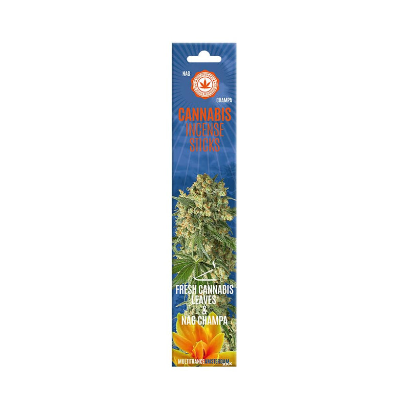 Incense Sticks - Nag Champa & Fresh Cannabis Leaves By MultiTrance