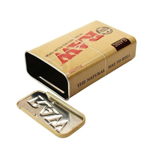 Slide Top Metal Tin Holder By RAW