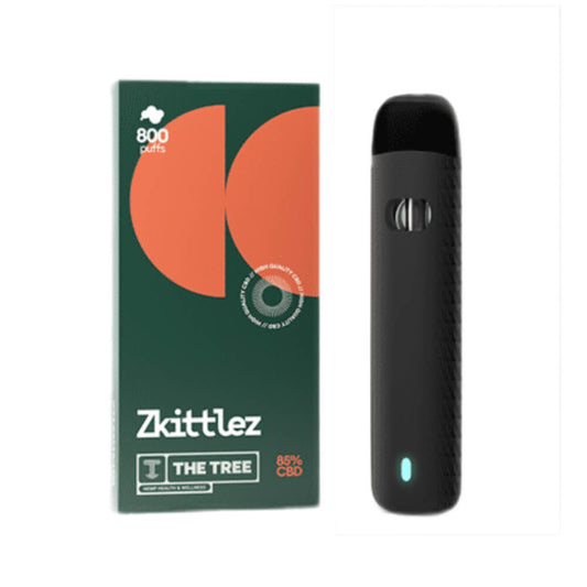 CBD Disposable Vape Pen Zkittlez 850mg CBD – 800 Puffs (1ml) by The Tree