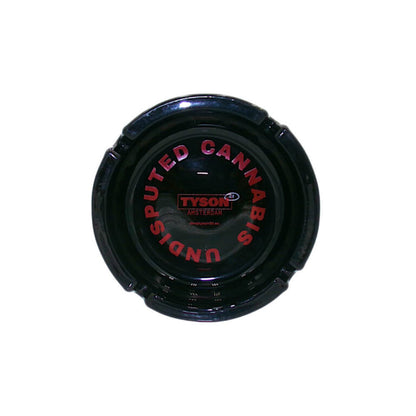 Tyson 2.0 - Undisputed Cannabis Glass Ashtray Black