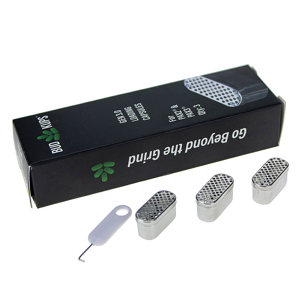 Bud Kups Loading / Dosing Capsules for PAX2 / 3 (3 Per Pack)