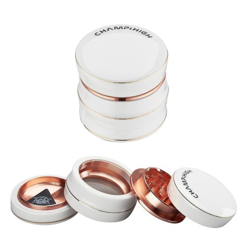 Porcelain 4 Part Grinder (63mm) By Champ High