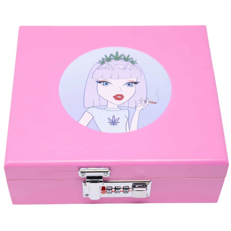 Bamboo Rolling Stash Box - Alpha Fattona (Special Edition) By Crystal Weed