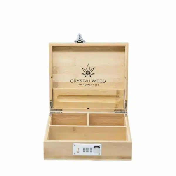 Bamboo Rolling Stash Box - M5G (Special Edition) By Crystal Weed