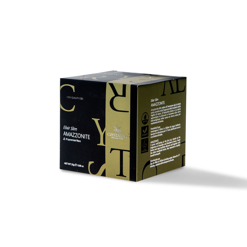 Slim Tea - Amazonite (10 Pyramid Tea Bags) By Crystal Weed