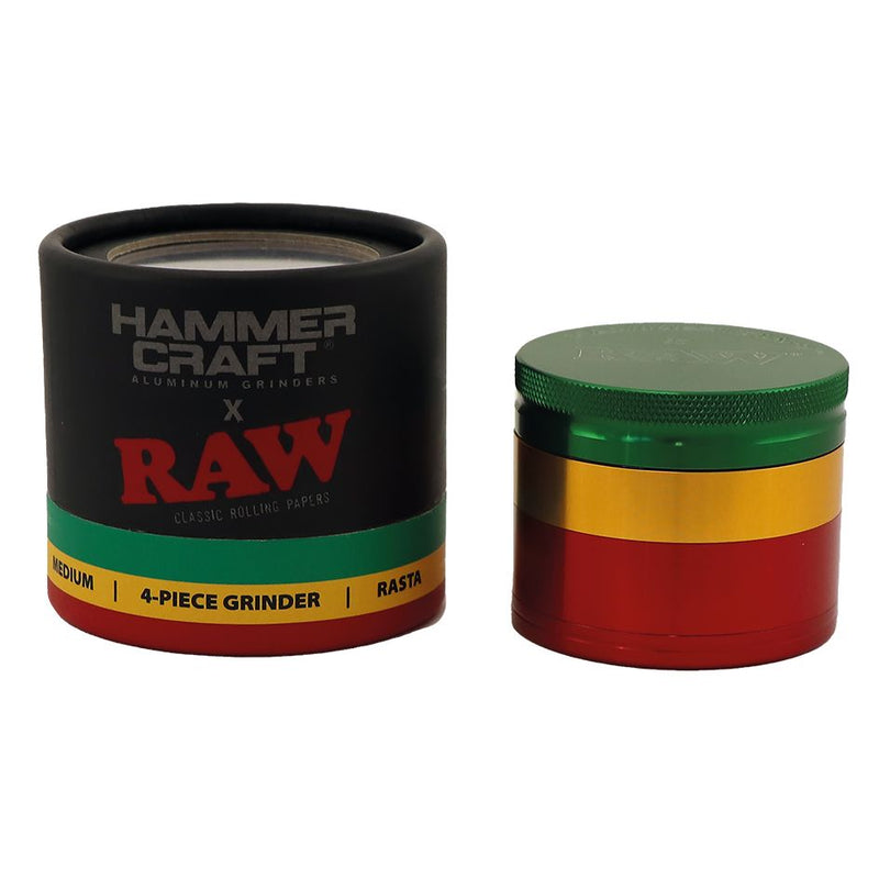 Hammer Craft Medium Aluminium Grinder Rasta / 4 Parts - By Raw