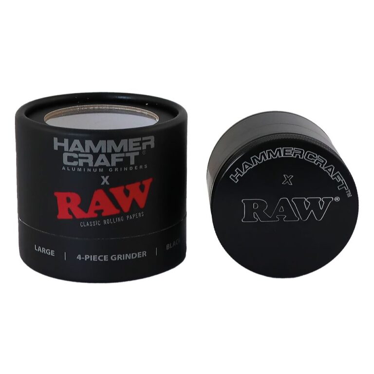 Raw - Hammer Craft Large Aluminium Grinder / 4 Parts 60mm