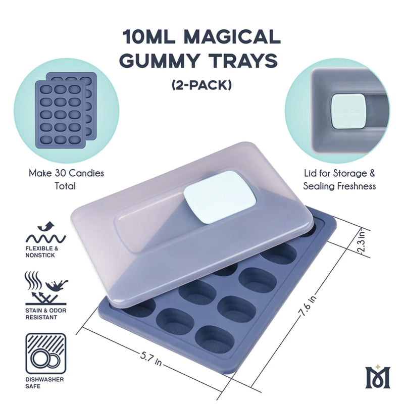 Silicone Gummy Tray (10ml) - 2 Pack By Magical Butter