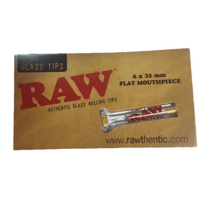 Glass Individual Rolling Tips ( Flat / Round Tip ) (A11) by Raw