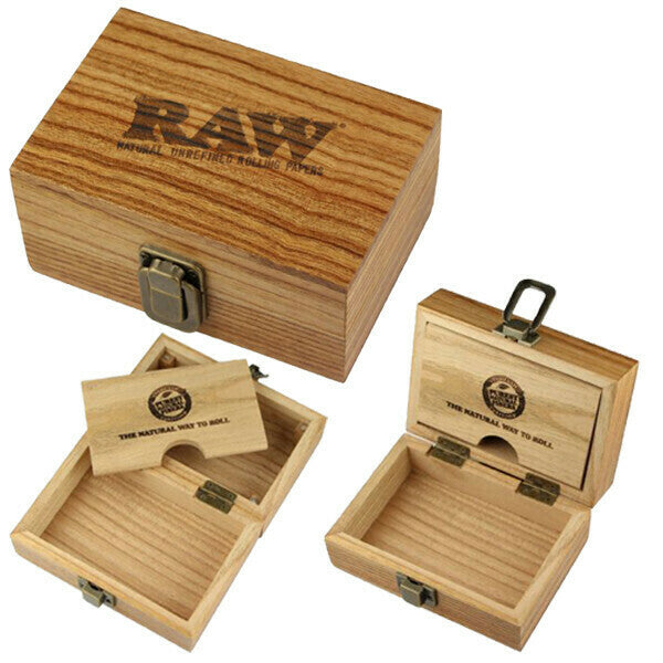 Wooden Stash Jar / Storage Box By Raw