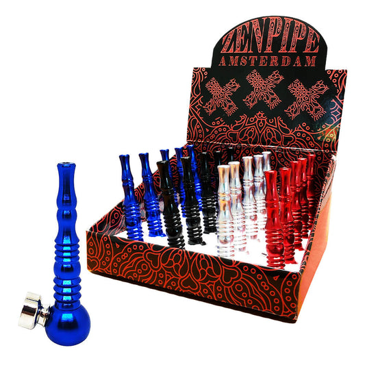 Aluminium Vortex Tobacco Herb Pipe - By Zen Pipe Amsterdam