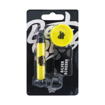 Pipsy Metal Pipe + Mini Grinder (Various Colours) by Best Buds