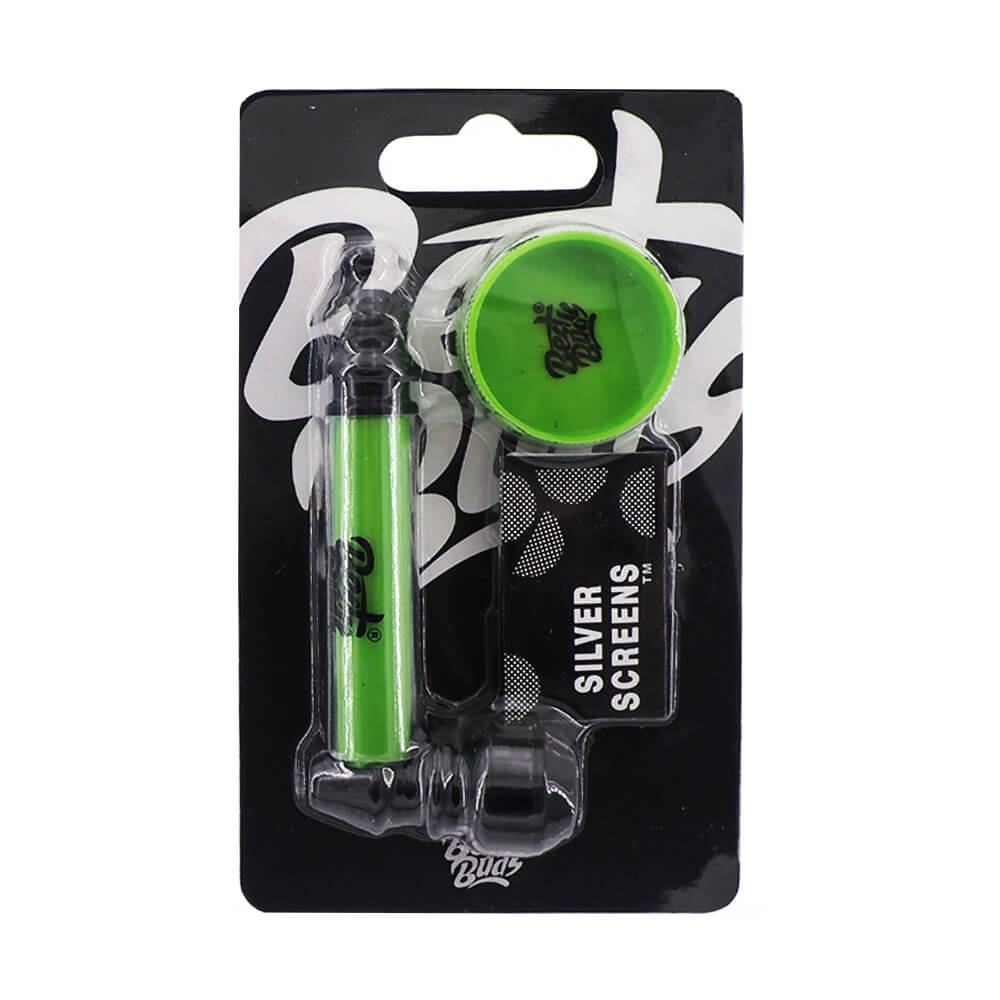 Pipsy Metal Pipe + Mini Grinder (Various Colours) by Best Buds
