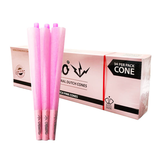 Pre-Rolled Pink Dutch Cones (34PCS) - By Jumbo