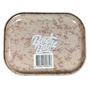 Cookies And Cream Metal Rolling Tray Small (14x18cm) By Best Buds