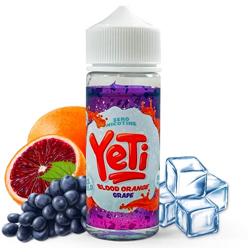 Blood Orange & Grape (With Ice) 100ml Shortfill by Yeti