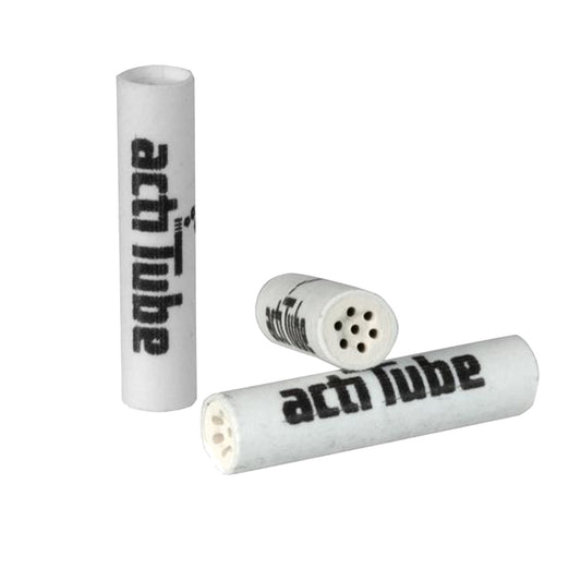 Extra Slim Charcoal Filter Tips (Gold Edition - 50PCS) by ActiTube