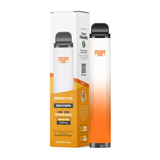 CBD/CBG Disposable Vape Pen (1000mg)(3500 Puff) By Orange County CBD