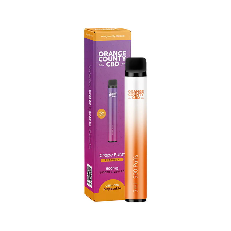 CBD/CBG Disposable Vape Pen (500mg)(900 Puff) By Orange County CBD