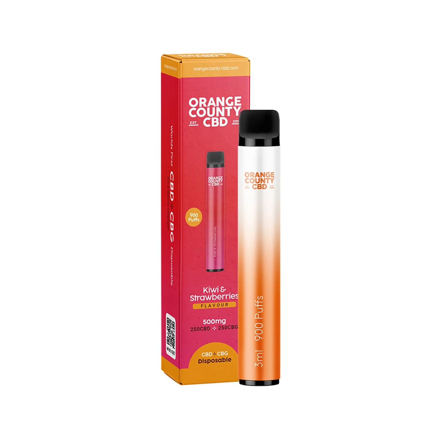 CBD/CBG Disposable Vape Pen (500mg)(900 Puff) By Orange County CBD