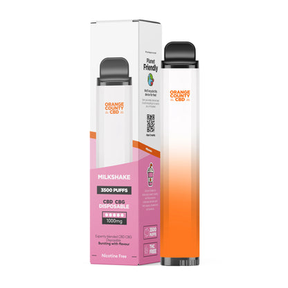 CBD/CBG Disposable Vape Pen (1000mg)(3500 Puff) By Orange County CBD