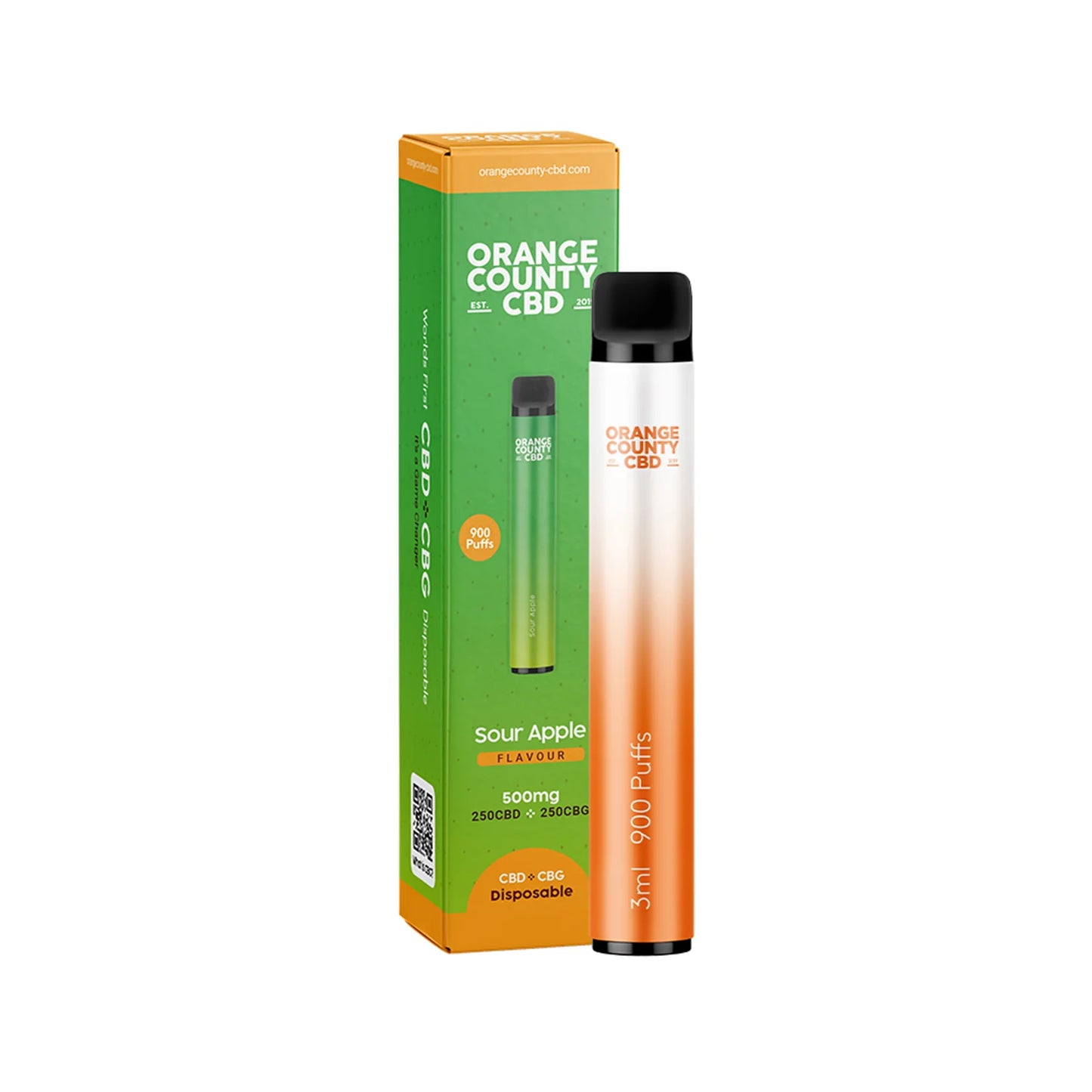 CBD/CBG Disposable Vape Pen (500mg)(900 Puff) By Orange County CBD