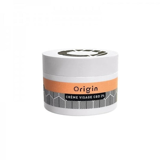 CBD Moisturising Face Cream (Creme Visage) 2% 50ml By Origin
