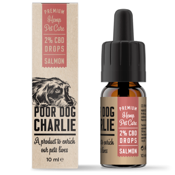 Poor Dog Charlie Drops for Dogs 2% CBD (10ml) By Pharma Hemp