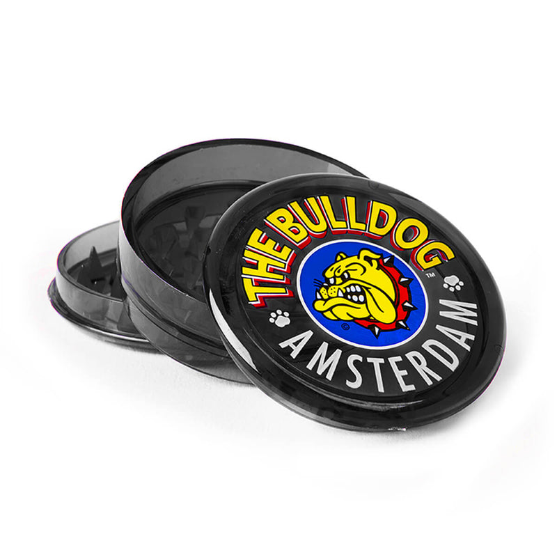 Black Plastic Grinder 3 Parts – 60mm By The Bulldog