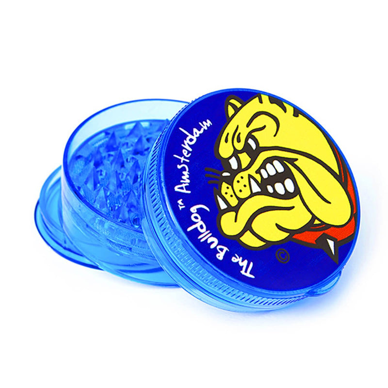 Blue 3D Touch Plastic Grinder 4 Parts – 60mm By The Bulldog